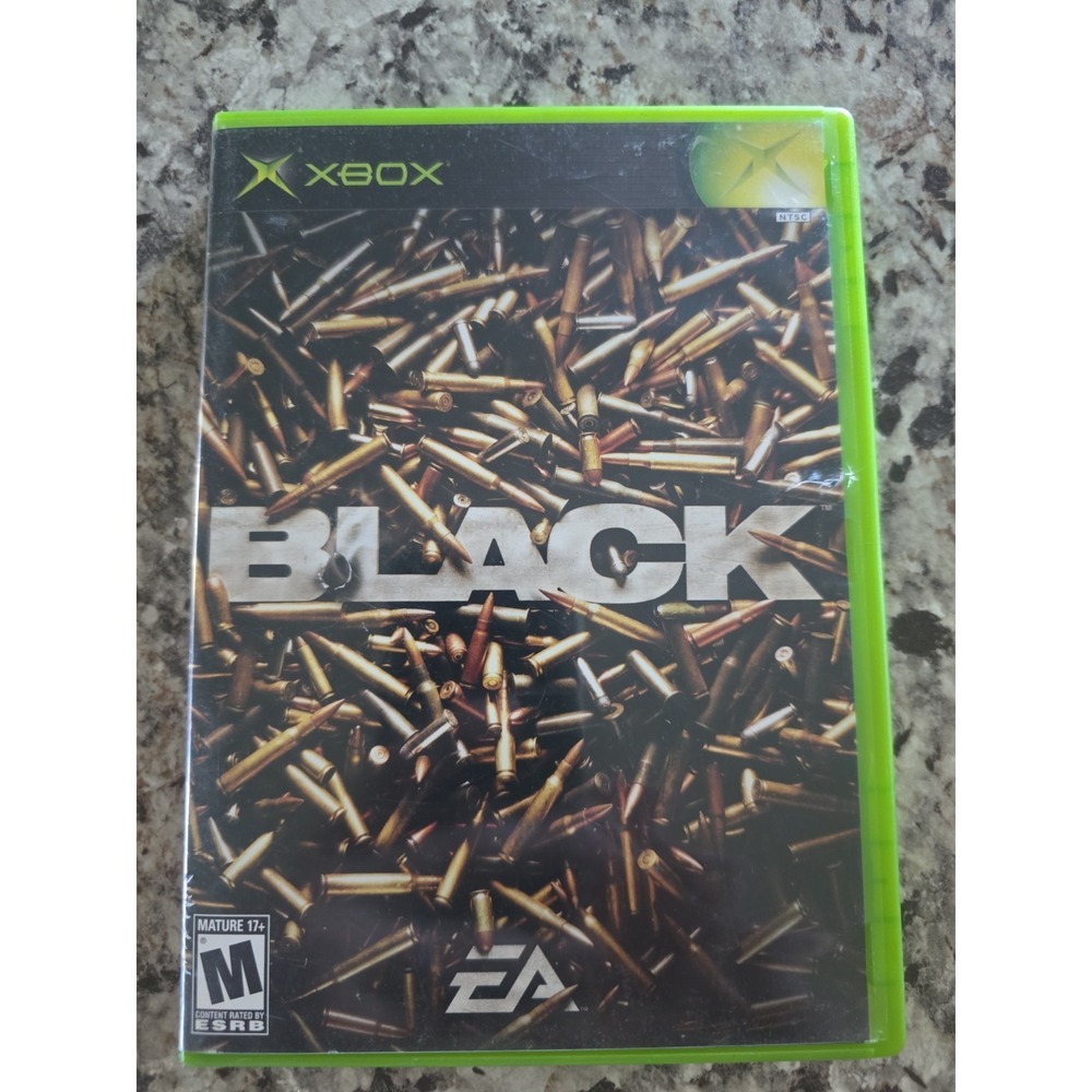 EA Black Shooter M NTSC-U/C (Microsoft Xbox) Manual Included